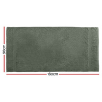 2 Pack Bath Sheets Set Cotton Extra Large Towel Green thumbnail