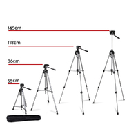 Weifeng Professional Camera Tripod Stand Mount DSLR Travel Adjustable 55-145cm thumbnail