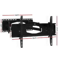 Artiss TV Wall Mount Bracket for 32"-80" LED LCD Full Motion Dual Strong Arms thumbnail