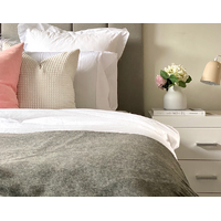 Brighton Throw - 100% NZ Wool -  Grey thumbnail