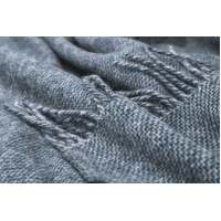 Cambridge Throw - 100% NZ Wool -  Navy thumbnail