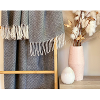 Chiswick Throw - Merino Wool/Cashmere - Grey thumbnail