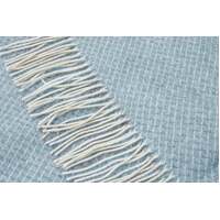 Chiswick Throw - Merino Wool/Cashmere - Blue thumbnail