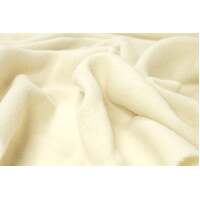 Oxford Throw - Merino Wool Blend - Ivory thumbnail