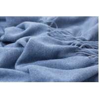 Paddington Throw - Fine Wool Blend - Blue thumbnail