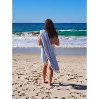 PORTSEA TURKISH COTTON TOWEL - SKY BLUE thumbnail