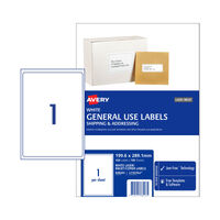 AVERY Gen Label L7167GU1Up Bx100 thumbnail