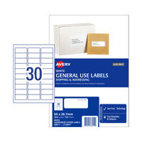 AVERY Gen Label L7158GU 30Up Bx100 thumbnail