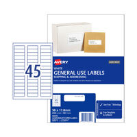 AVERY Gen Label L7516GU 45Up Pack of 100 thumbnail