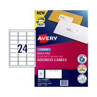 AVERY Laser Label QP L7159 24Up Pack of 100 thumbnail