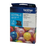 Brother LC-77XLC Cyan Super High Yield Ink Cartridge - MFC-J6510DW/J6710DW/J6910DW/J5910DW - up to 1200 pages thumbnail
