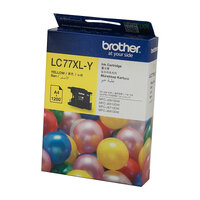Brother LC-77XLY Yellow Super High Yield Ink Cartridge - MFC-J6510DW/J6710DW/J6910DW/J5910DW - up to 1200 pages thumbnail