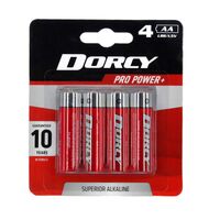 DORCY 4AA Alkaline Batteries thumbnail