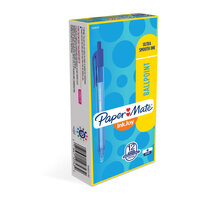 PAPER MATE InkJoy 100RT Ball Pen Blue Box of 12 thumbnail
