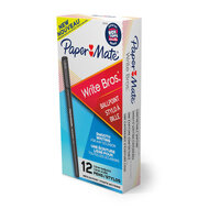 PAPER MATE WriteBros 1.0mm Ball Pen Blu Box of 12 thumbnail