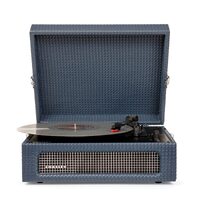 CROSLEY Crosley Voyager Navy - Bluetooth Portable Turntable  & Record Storage Crate thumbnail