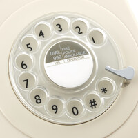 GPO RETRO GPO 746 ROTARY TELEPHONE - IVORY thumbnail