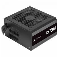 CORSAIR 750W 2021 CXM 80+ Bronze Semi-Modular 120mm FAN ATX Power Supply, PSU thumbnail