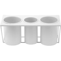 Hair Dryer Holder Care Tool Organizer for Bath Supplies Accessories (White) thumbnail