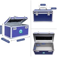 Locking Combination Medicine Box (Blue/Large) thumbnail