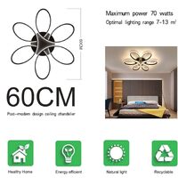Modern LED Chandelier Flush Mount Lamp Remote Control (60cm) thumbnail