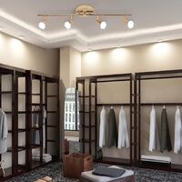 Modern 4-Light Track Lighting Kit LED (Gold) thumbnail