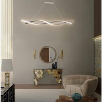 Modern LED Chandelier Lighting (Grey, L120cm) thumbnail