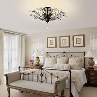 Crystal Ceiling Light Vintage Chandelier, 5 Lights thumbnail