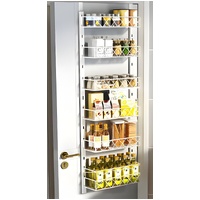 6 Tier Adjustable Baskets Over Door Pantry Organiser for Home Kitchen thumbnail
