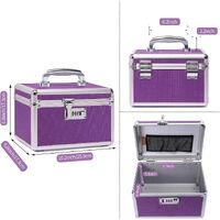 Locking Combination Medicine Box (Purple/Small) thumbnail