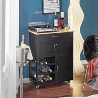 Kitchen Trolley Bottle Rack Drawer Cabinet thumbnail