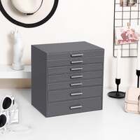 Jewellery Grey Box, 6 Layers,  5 Drawers thumbnail