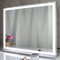 Hollywood LED Makeup Mirror with Smart Touch Control and 3 Colors Dimmable Light (72 x 56 cm) thumbnail