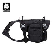 Whinhyepet Military Harness Black M thumbnail