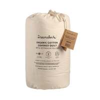 Dreamaker Organic Cotton Covered Quilt 350Gsm Double Bed thumbnail