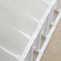 2PCS 7 Grids Mesh Foldable Clothes Storage Jeans Pants Organizer Clothes Organizer 36X25X20CM thumbnail
