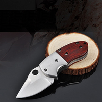Small Mini Stainless Steel Folding Pocket Knife Keychain Blade Outdoor Survival Tactical Camping thumbnail