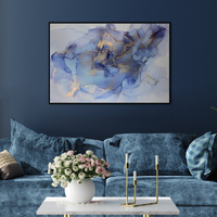 Wall Art 70cmx100cm Cosmic Part Black Frame Canvas thumbnail