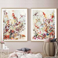 Wall Art 40cmx60cm Coming Spring 2 Sets Gold Frame Canvas thumbnail