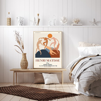 Wall Art 80cmx120cm Dancing by Henri Matisse Wood Frame Canvas thumbnail
