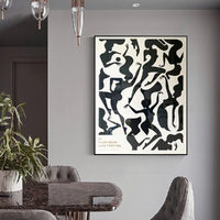Wall Art 80cmx120cm Jazz Festival Black Frame Canvas thumbnail