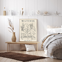 Wall Art 90cmx135cm Line Art By Henri Matisse Wood Frame Canvas thumbnail