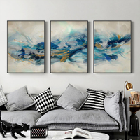 Wall Art 70cmx100cm The Universal 3 Sets Black Frame Canvas thumbnail