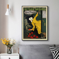 Wall Art 50cmx70cm Victoria Arduino Black Frame Canvas thumbnail