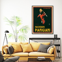 Wall Art 60cmx90cm Maccheroni Pianiciani Black Frame Canvas thumbnail