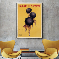 Wall Art 40cmx60cm Parapluie Revel Black Frame Canvas thumbnail