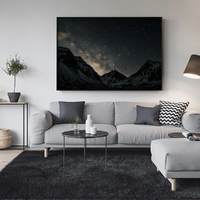 Wall Art 60cmx90cm Night Court Black Frame Canvas thumbnail