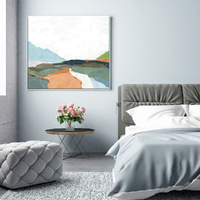 Wall Art 100cmx100cm April Morning White Frame Canvas thumbnail