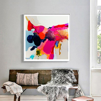 Wall Art 90cmx90cm Reach In White Frame Canvas thumbnail