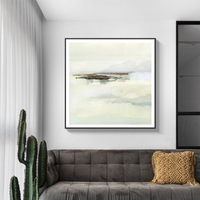 Wall Art 50cmx50cm Atmospheric Edge Black Frame Canvas thumbnail